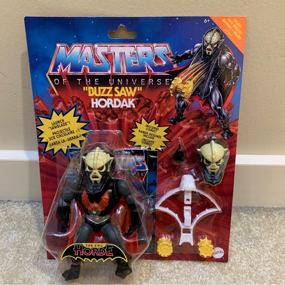 Masters of Universe MOTU Buzz Saw Hordak Deluxe Toy Action Figure Evil Horde